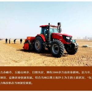 YTO TRACTOR has strong power and is efficient and energy-saving