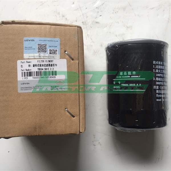High Quality Foton Tractor Parts TB504.581E.2.2 filter element