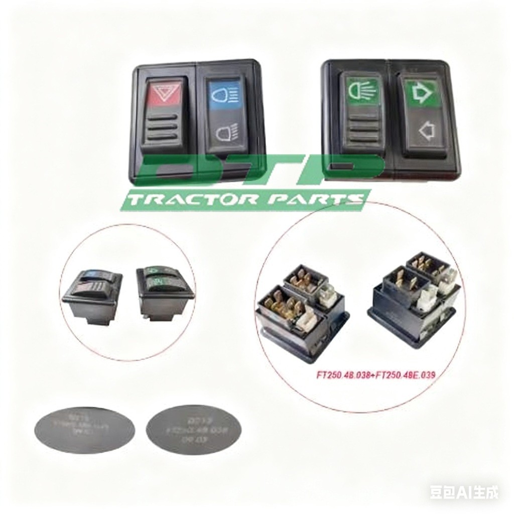 FT250.48.038 + FT250.48E.039 , Set of switches for Foton Lovol FT250 TE254 tractor