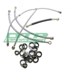 Set of fuel pipes for Shenniu Bison tractor SN250 / SN254 with HB295T, it has three choices , please choose accordingly 